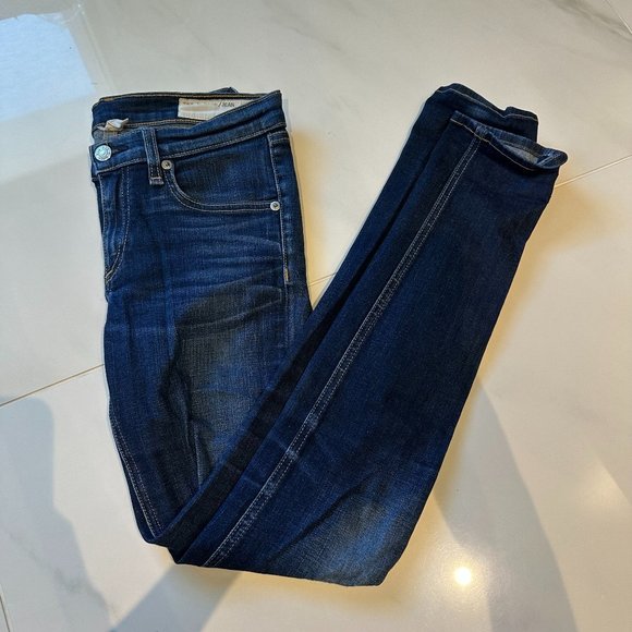 rag & bone deep blue skinny jeans - Picture 2 of 9